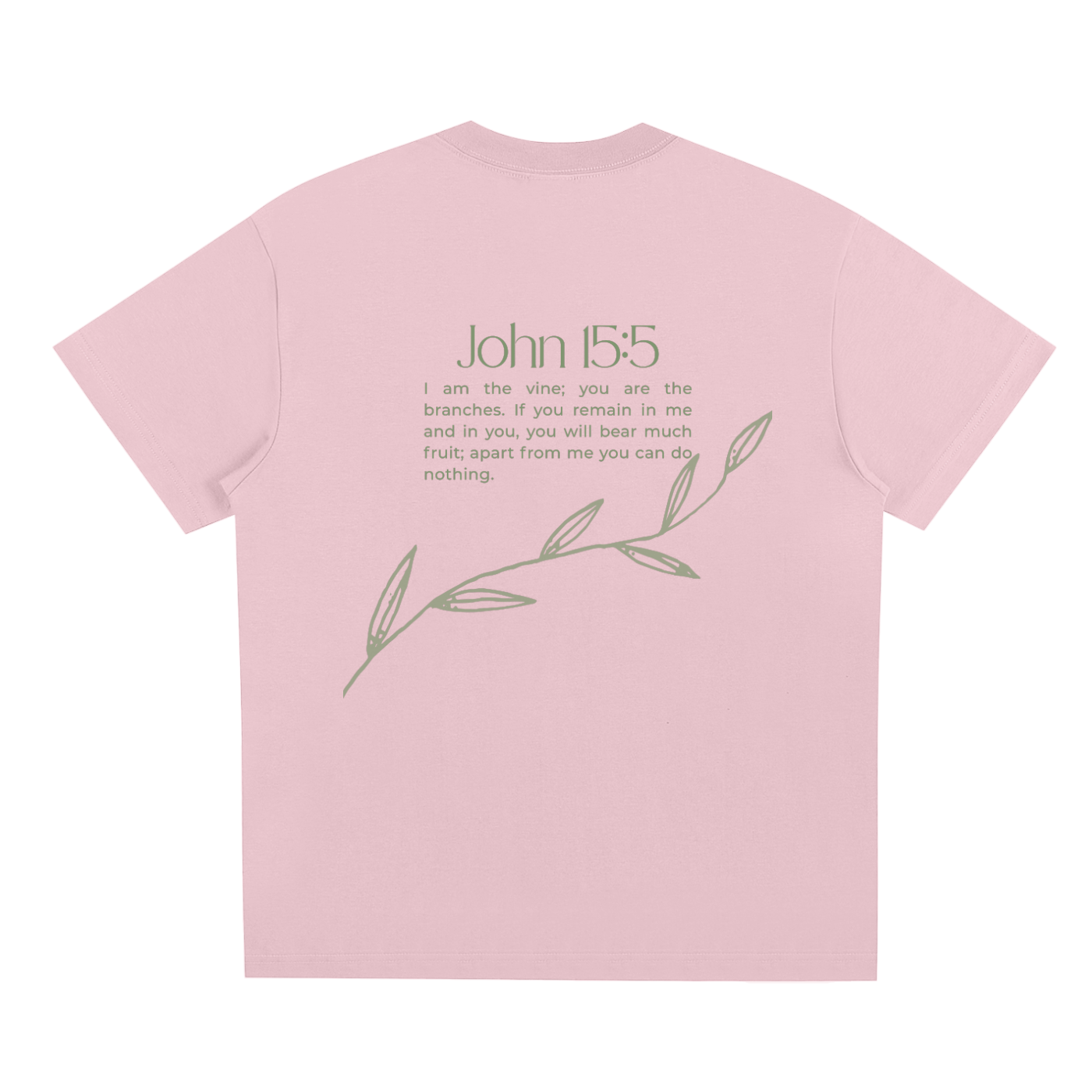 Life Flows Through the Vines – John 15:5 Tee