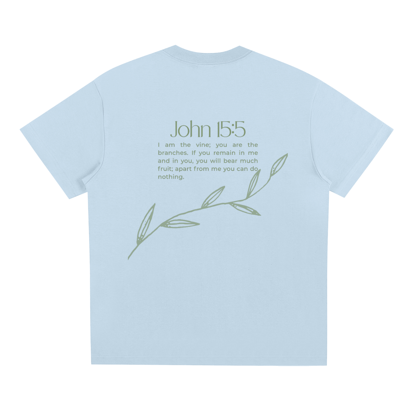Life Flows Through the Vines – John 15:5 Tee