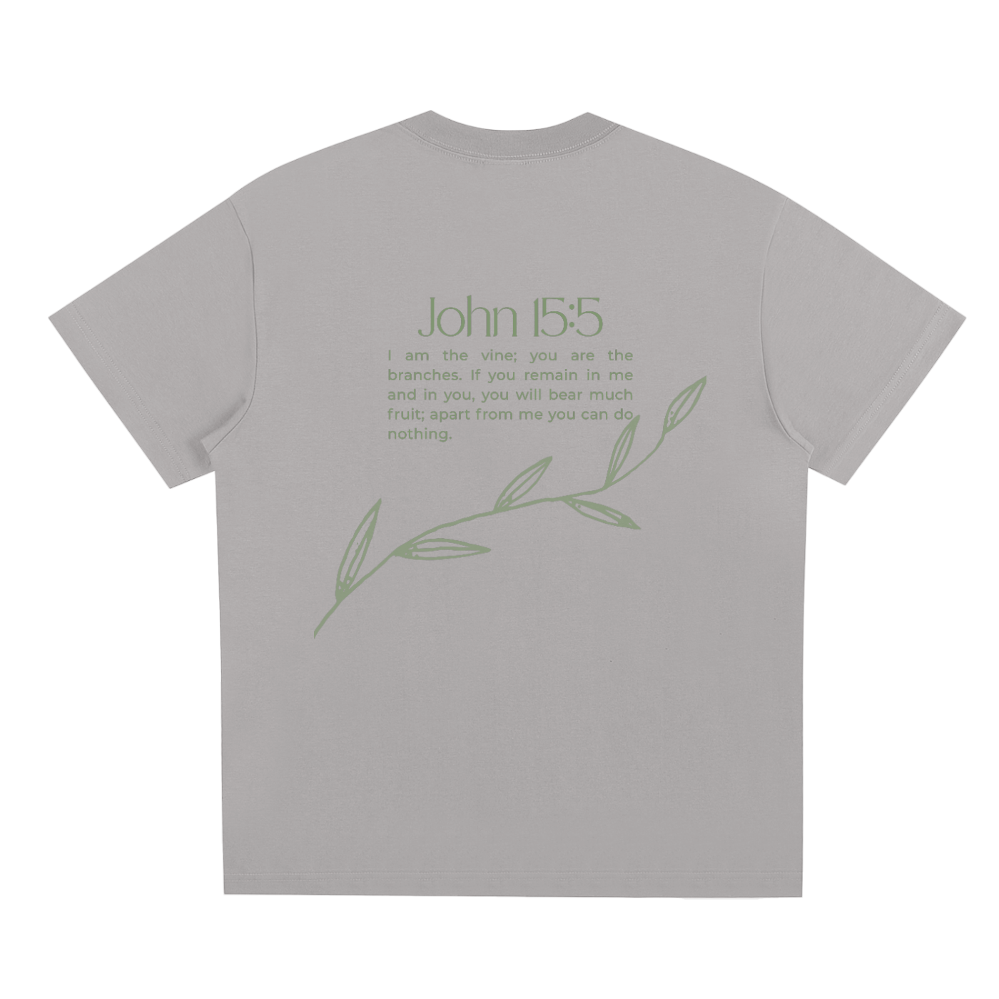Life Flows Through the Vines – John 15:5 Tee