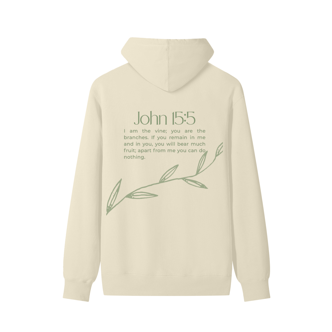 Life Flows Through the Vines – Unisex Faith-Inspired Sweatshirt