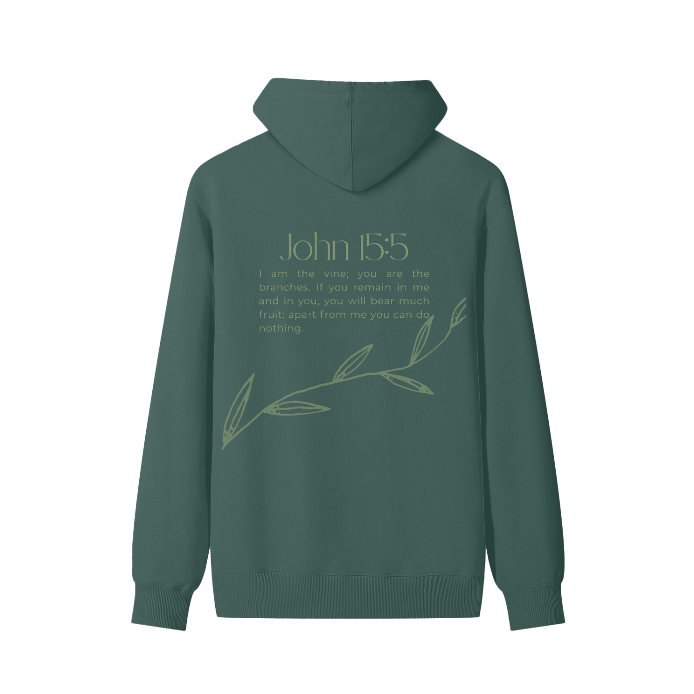 Life Flows Through the Vines – Unisex Faith-Inspired Sweatshirt