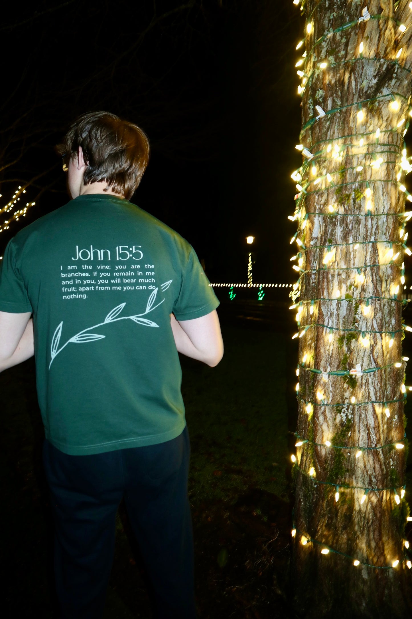 Life Flows Through the Vines – John 15:5 Tee