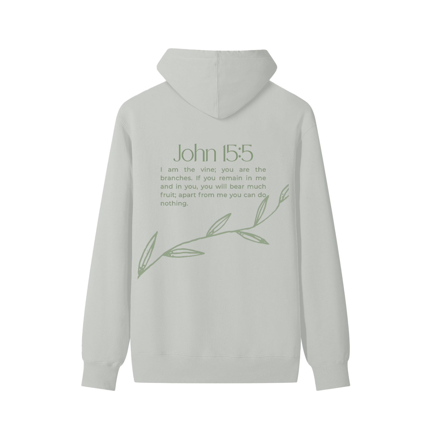 Life Flows Through the Vines – Unisex Faith-Inspired Sweatshirt