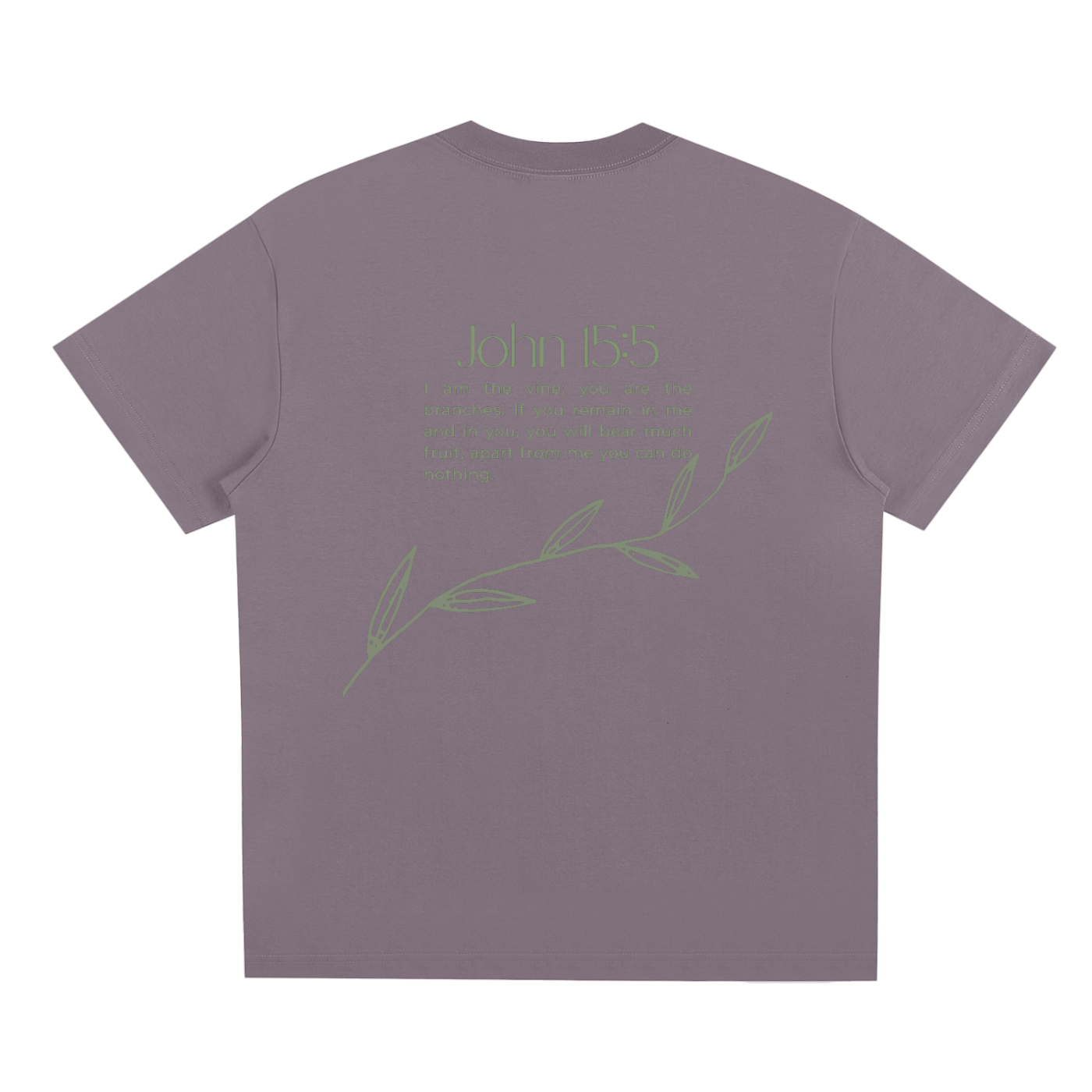 Life Flows Through the Vines – John 15:5 Tee