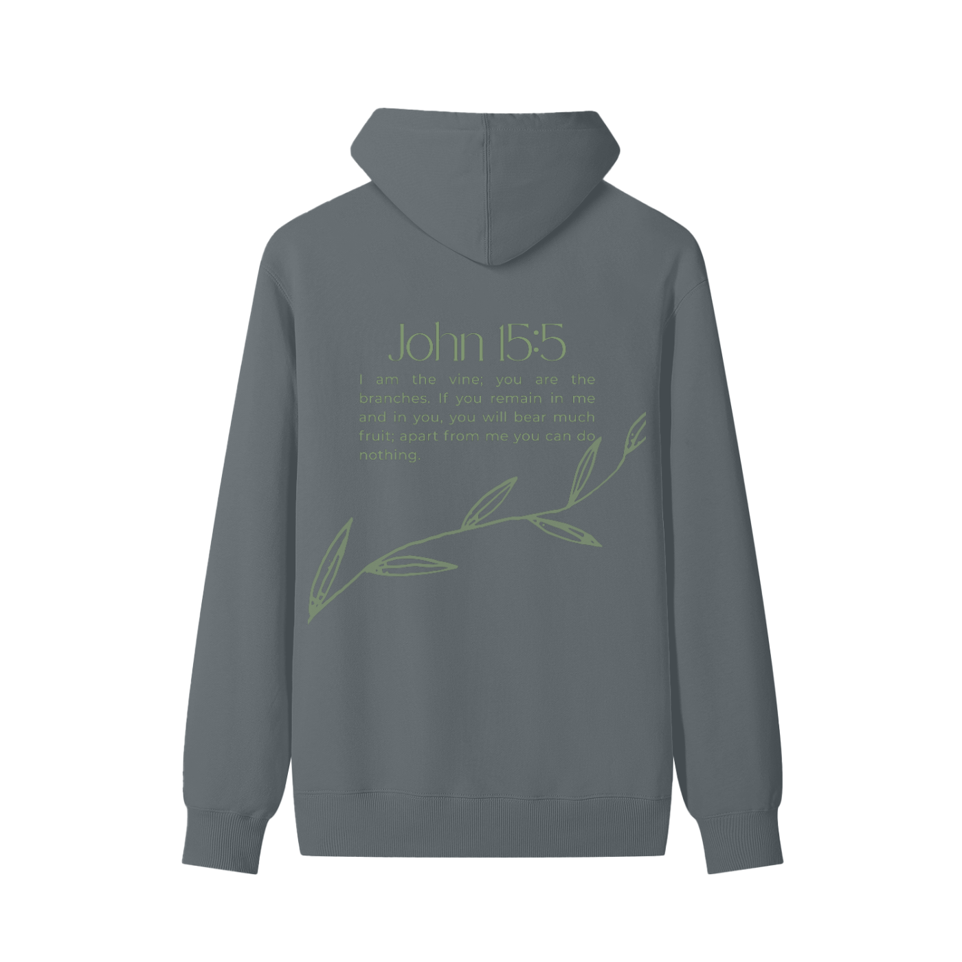 Life Flows Through the Vines – Unisex Faith-Inspired Sweatshirt